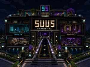 SuusStudio Minecraft HQ world build